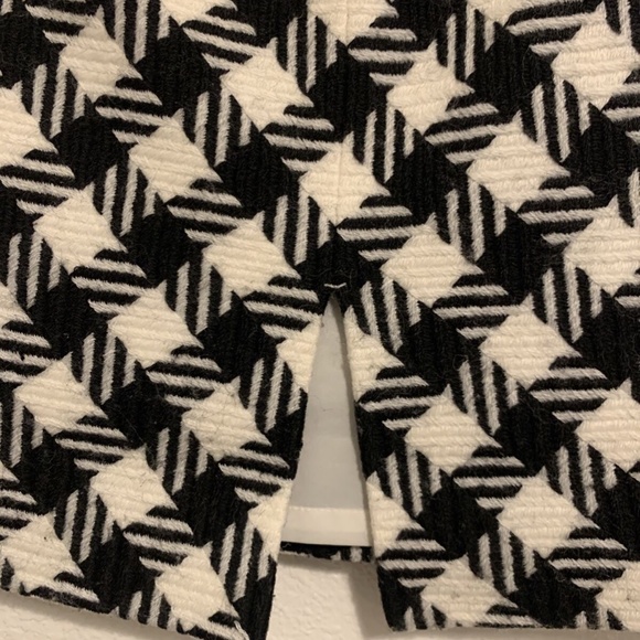 White House Black Market Wool Checkered Pencil Straight Skirt Women's Size 00 - Picture 4 of 9